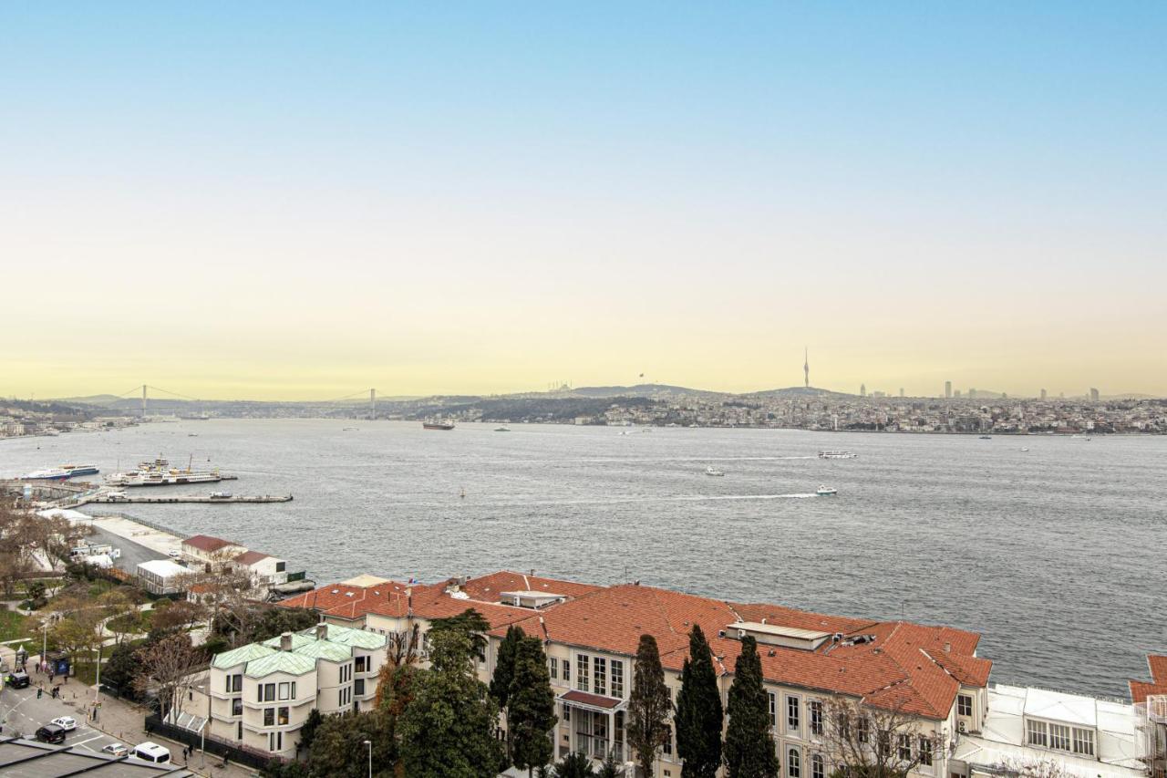 Flat With Panoramic Bosphorus View In Cihangir อิสตันบูล ภายนอก รูปภาพ