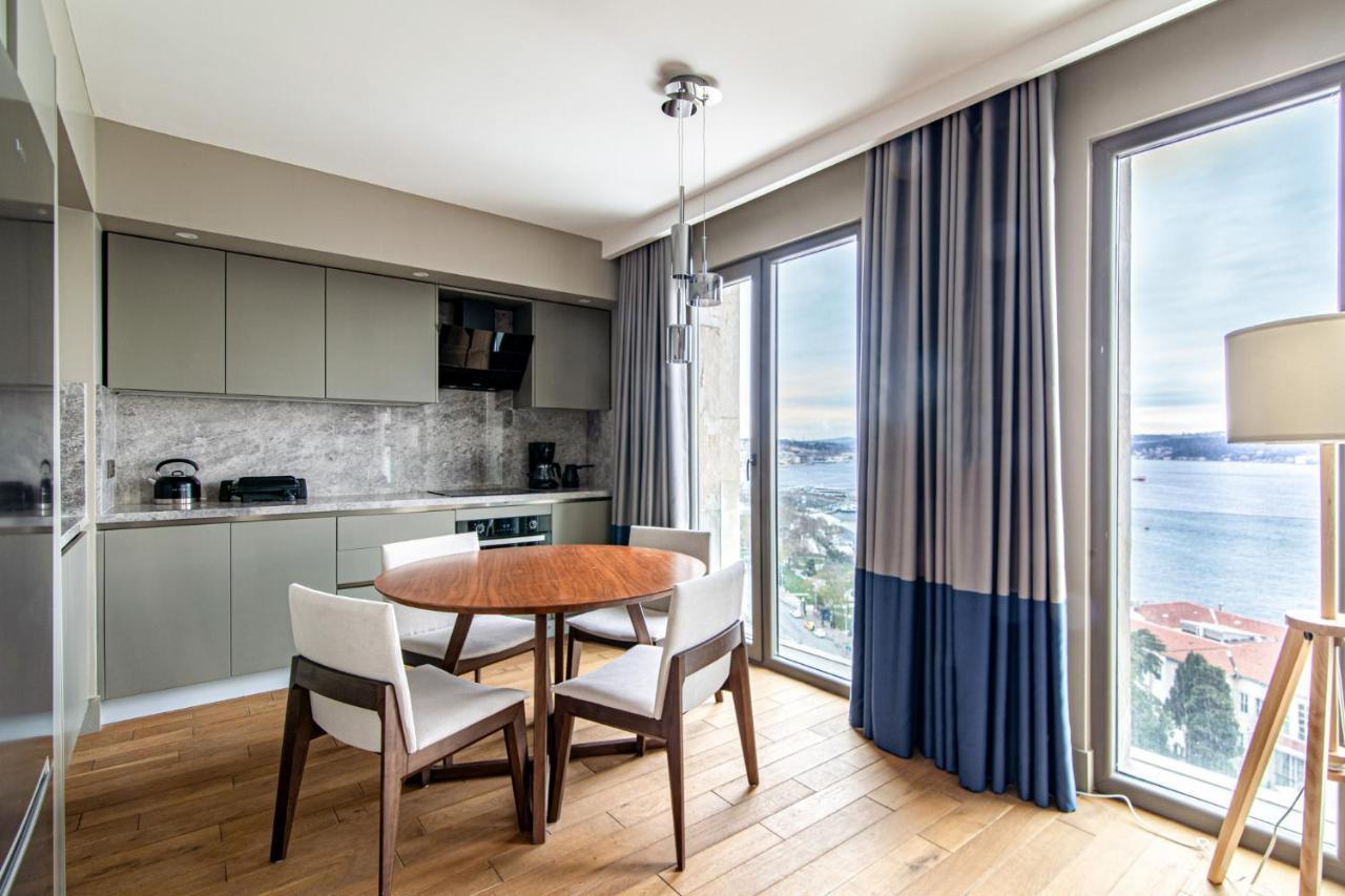 Flat With Panoramic Bosphorus View In Cihangir อิสตันบูล ภายนอก รูปภาพ